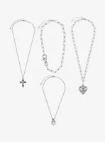 Sweet Society Romantic Symbols Chain Necklace Set