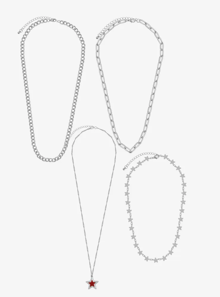Social Collision Star Chain Necklace Set