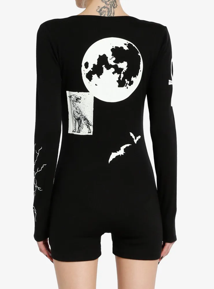 Universal Monsters Icons Long-Sleeve Romper