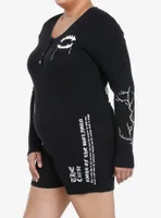 Universal Monsters Icons Long-Sleeve Romper Plus