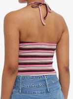 Sweet Society® Heart Stripe Girls Halter Top