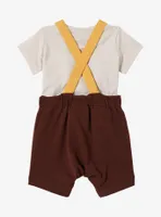 Disney Winnie the Pooh Color Block Infant T-Shirt and Overall Set — BoxLunch Exclusive