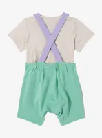 Disney The Little Mermaid Ariel Color Block Infant Overall Set — BoxLunch Exclusive