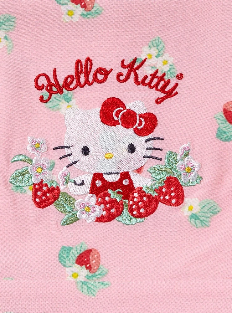 Sanrio Hello Kitty Floral Allover Print Ruffle Toddler Romper — BoxLunch Exclusive