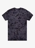 Chococat Celestial Grey Tie-Dye Boyfriend Fit Girls T-Shirt