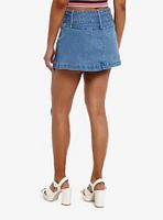 Sweet Society® Butterfly Rhinestone Denim Mini Skirt