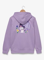 Sanrio Kuromi Floral Zippered Hoodie - BoxLunch Exclusive