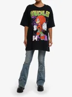 Sonic The Hedgehog Knuckles 94 Girls Oversized T-Shirt