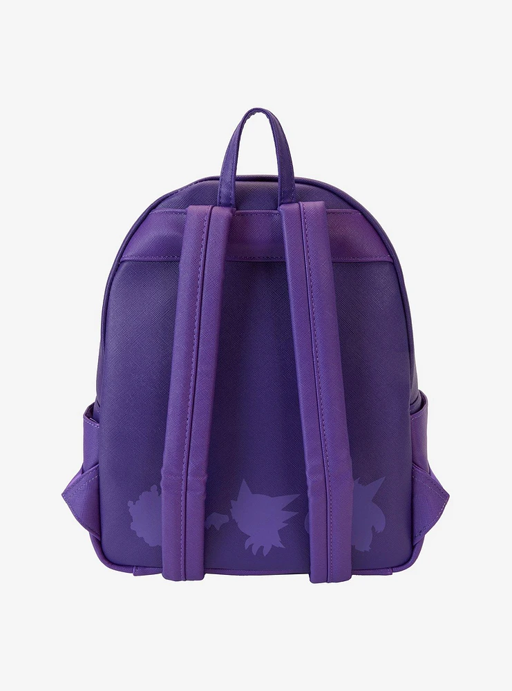 Loungefly Pokémon Gastly Evolutions Triple Pocket Mini Backpack