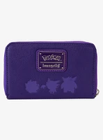 Loungefly Pokémon Gastly Evolutions Zipper Wallet