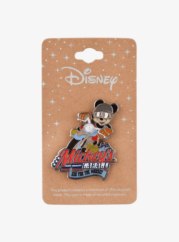 Disney Mickey Mouse Mickey's Garage Motorcycle Enamel Pin - BoxLunch Exclusive