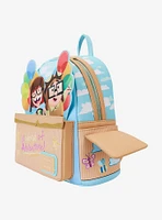 Loungefly Disney Pixar Up Carl & Ellie Cardboard Plane Mini Backpack