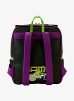 Loungefly Teenage Mutant Ninja Turtles 40th Anniversary Glow-in-the-Dark Arcade Mini Backpack