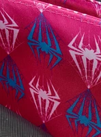 Loungefly Spider-Man: Across the Spider-Verse Spider Gwen Logo Crossbody Bag
