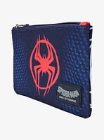 Loungefly Spider-Man: Across the Spider-Verse Miles Morales Suit Logo Wristlet