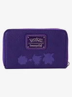 Loungefly Pokémon Gengar Evolution Zip Wallet