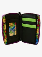 Loungefly Teenage Mutant Ninja Turtles Arcade Lenticular Glow-In-The-Dark Zipper Wallet