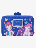 Loungefly Disney Princess Manga Style Zipper Wallet