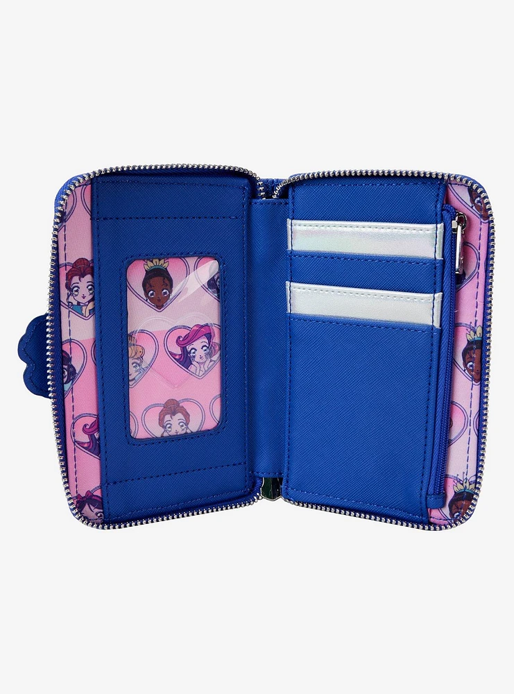 Loungefly Disney Princess Manga Style Zipper Wallet