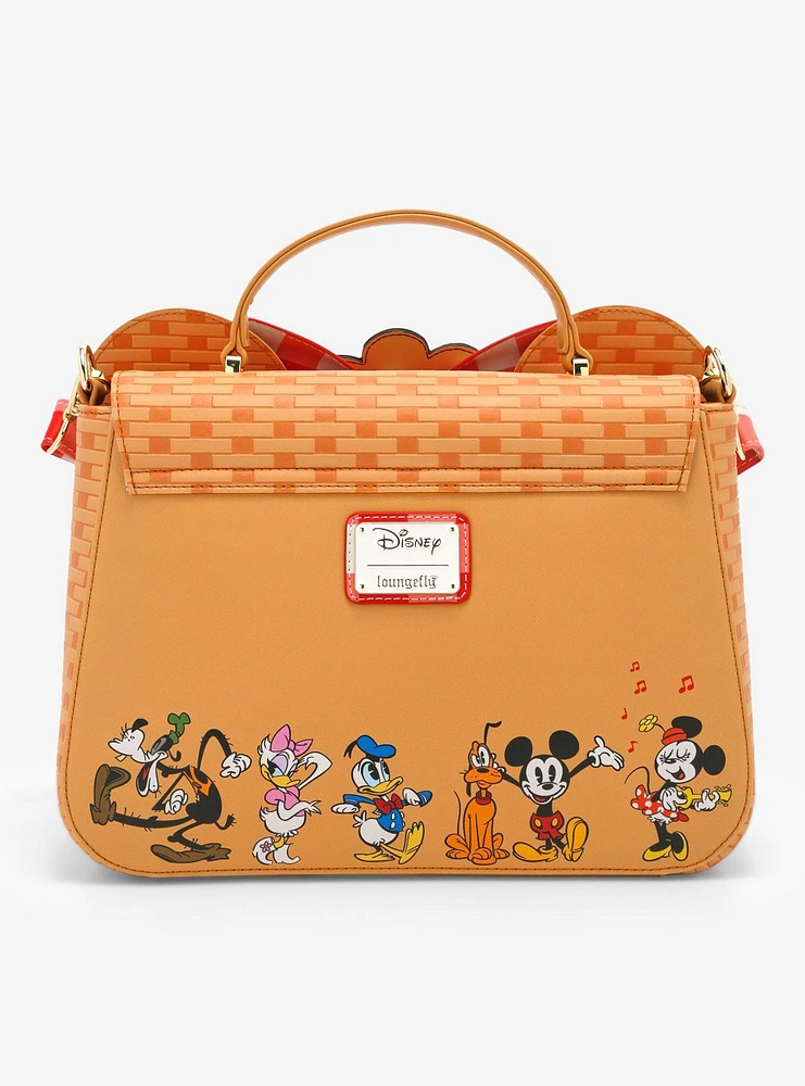 Loungefly Disney Minnie Mouse Picnic Basket Crossbody Bag
