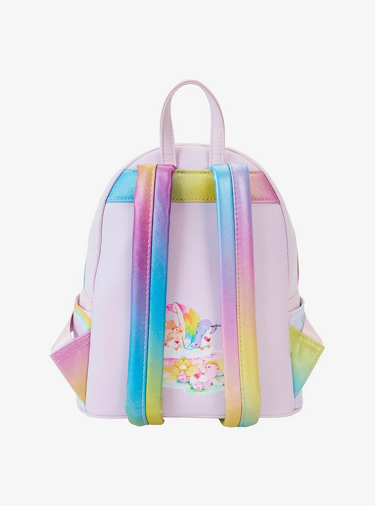 Loungefly Care Bears Cousins Rainbow Mini Backpack