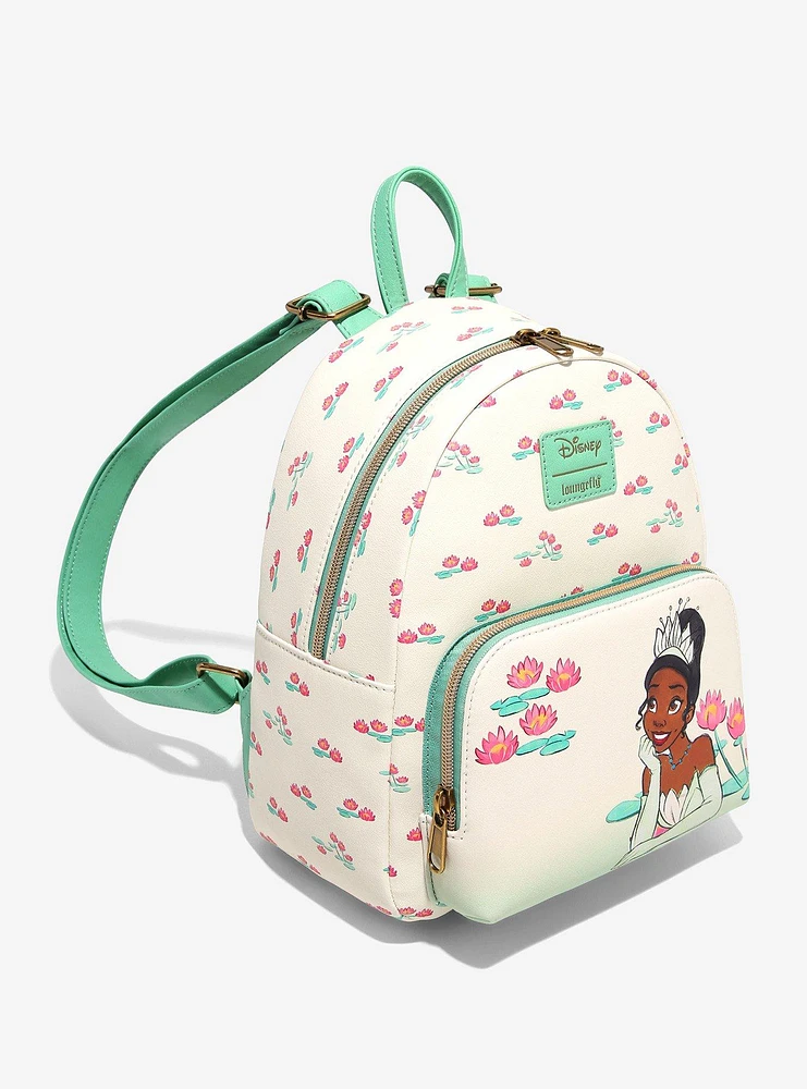 Loungefly The Princess & The Frog Tiana Water Lilies Mini Backpack