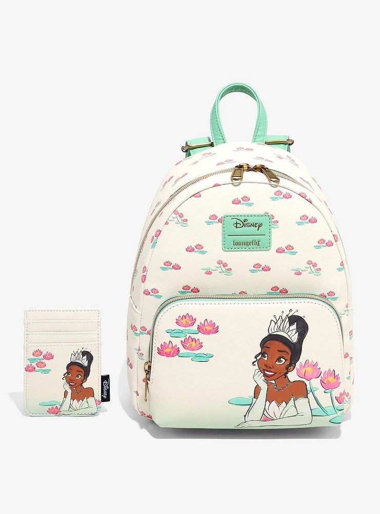 Loungefly The Princess & The Frog Tiana Water Lilies Mini Backpack