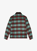 WeSC Liam Washed Plaid Jacket