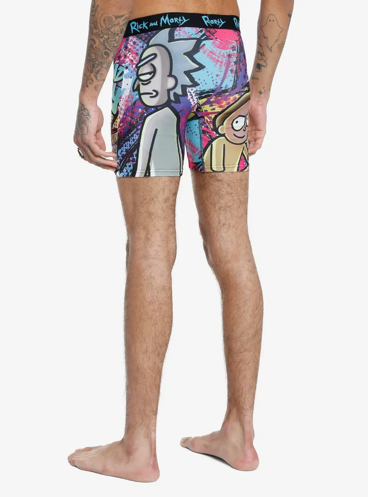 Rick And Morty Graffiti Boxer Briefs