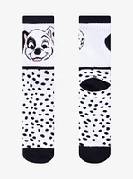 Disney 101 Dalmatians Patch 3D Nose Crew Socks