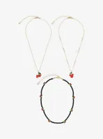 Her Universe Disney Mickey Mouse Cherry Necklace Set