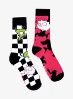 Invader Zim GIR & Pig Crew Socks 2 Pair