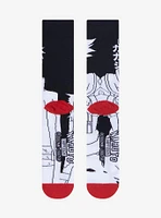 Naruto Shippuden Obito & Kakashi Mismatched Crew Socks