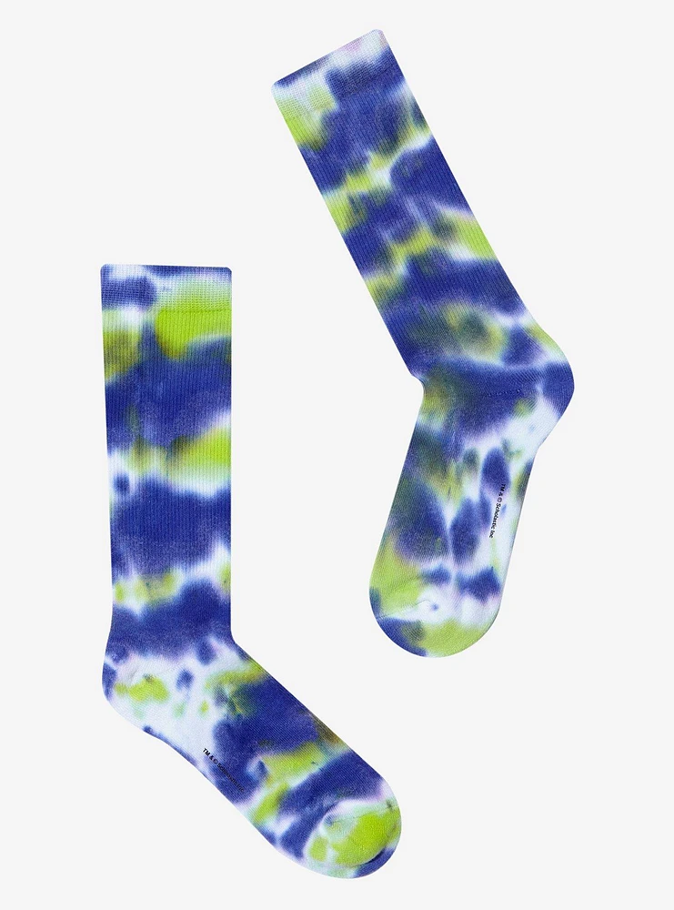 Goosebumps Logo Tie-Dye Crew Socks