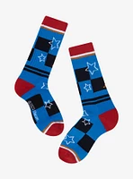 Hey Arnold! Gerald Stars Crew Socks