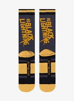 DC Comics Black Lightning Logo Crew Socks