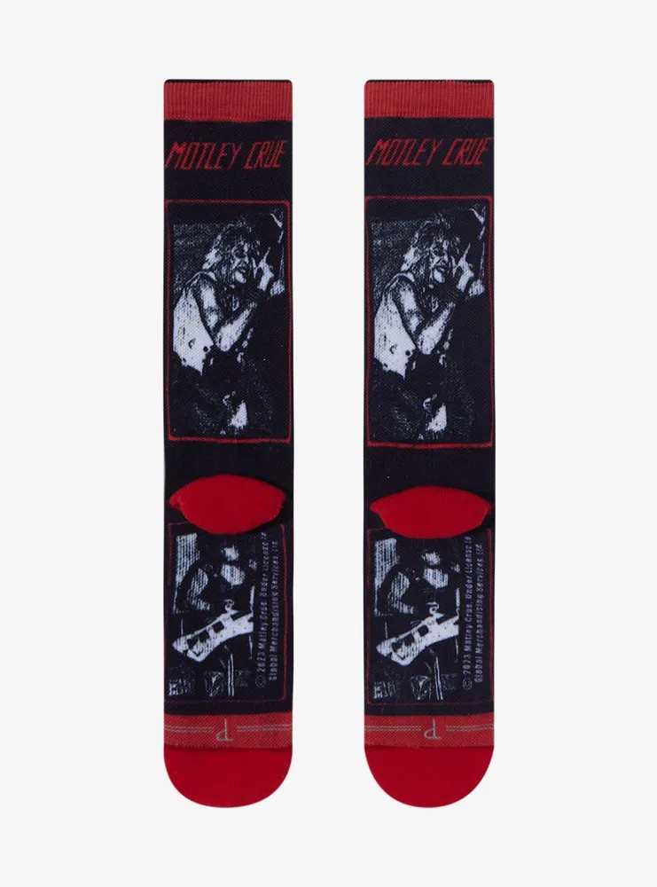 Motley Crue Grid Crew Socks