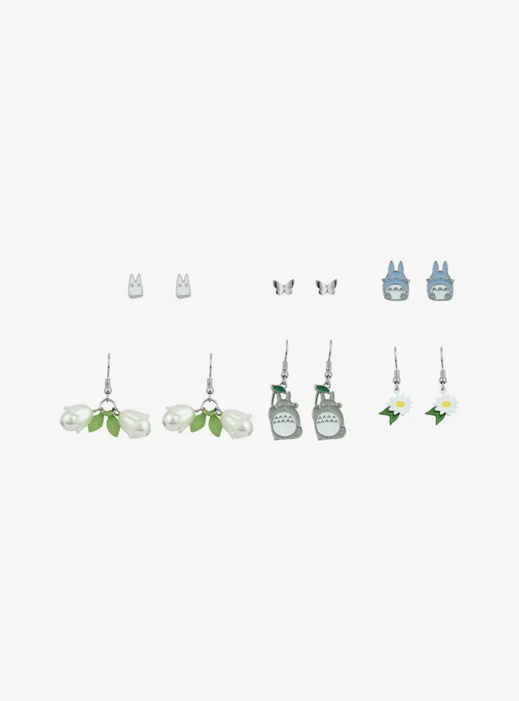 Studio Ghibli My Neighbor Totoro Flower Earring Set