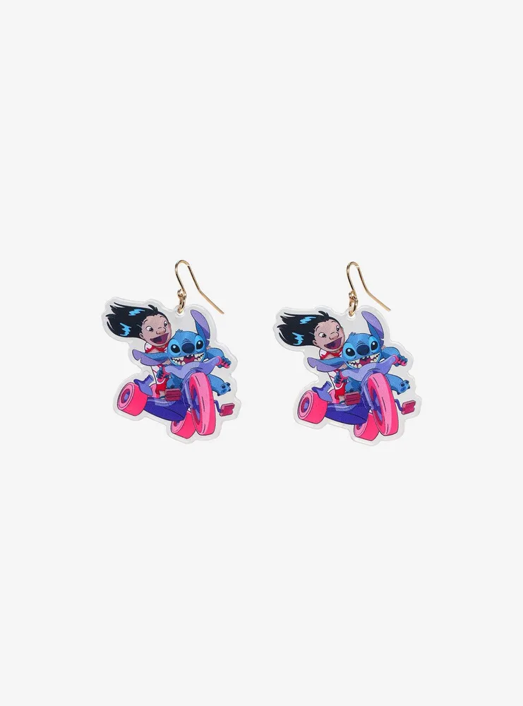 Disney Lilo & Stitch Tricycle Drop Earrings