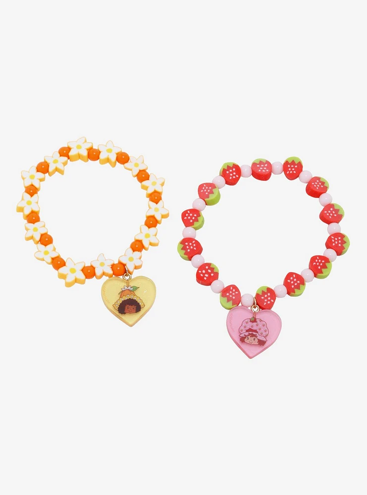 Strawberry Shortcake Orange Blossom Best Friend Beaded Bracelet Set