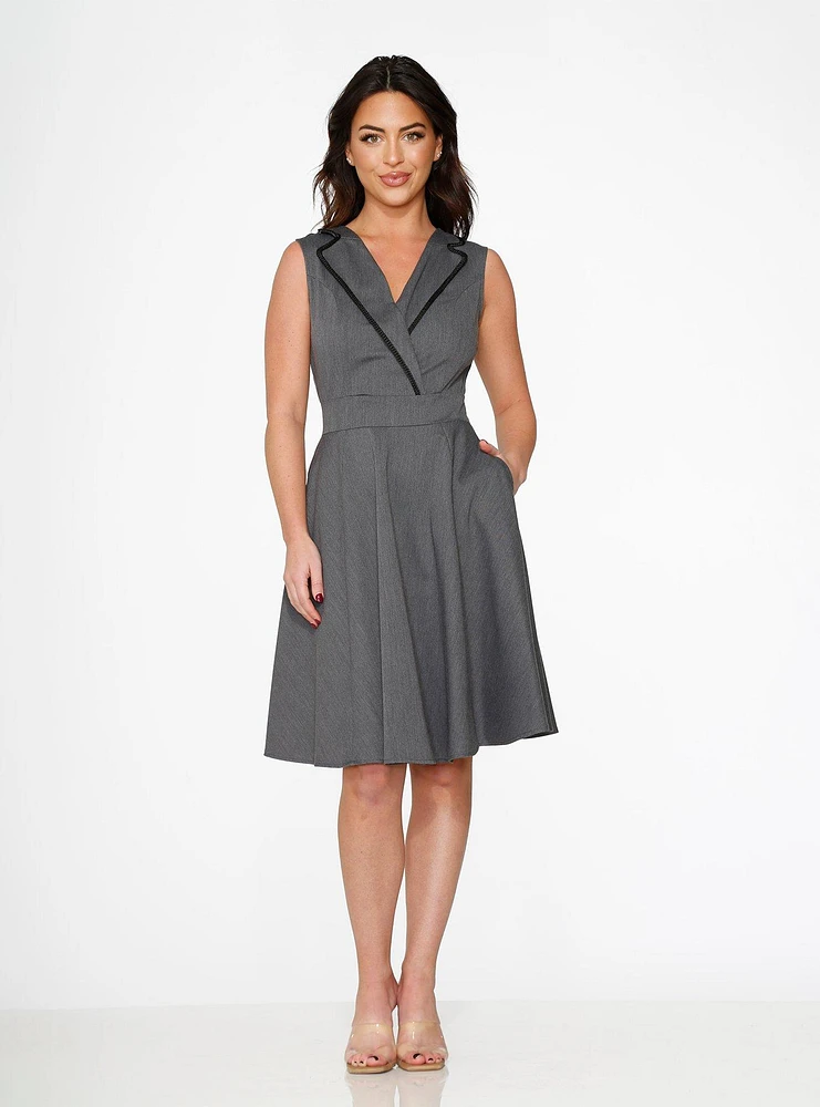 Grey Swing Dress