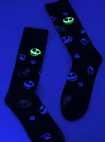 The Nightmare Before Christmas Glow-In-The-Dark Character Crew Socks