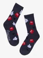 Disney Mickey Mouse Plush Head Crew Socks