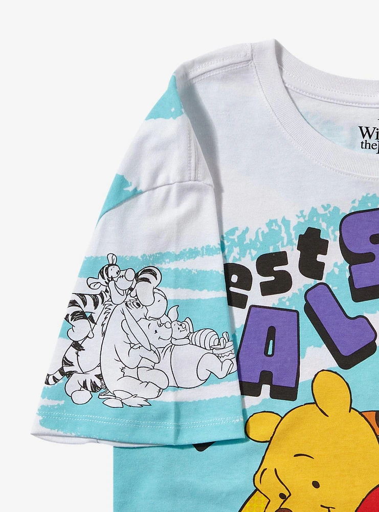 Disney Winnie The Pooh Retro Boyfriend Fit Girls T-Shirt