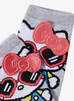 Hello Kitty Bow & Rainbow No-Show Socks 2 Pair