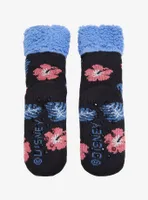 Disney Lilo & Stitch Floral Cozy Socks