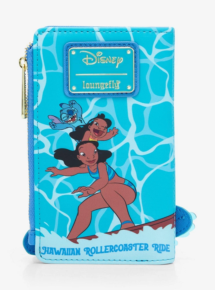 Loungefly Disney Lilo & Stitch Group Surfing Wallet - BoxLunch Exclusive