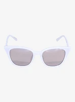 White Cat Eye Sunglasses