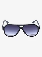 Black Mirror Lens Aviator Sunglasses