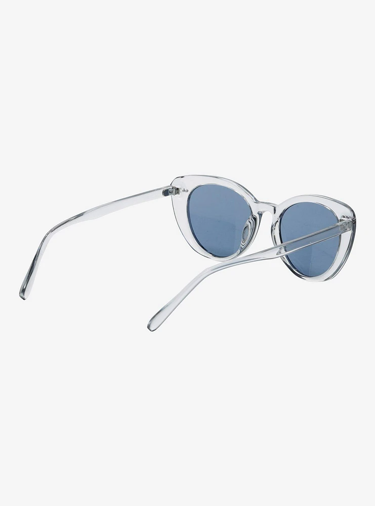 Clear Cat Eye Sunglasses